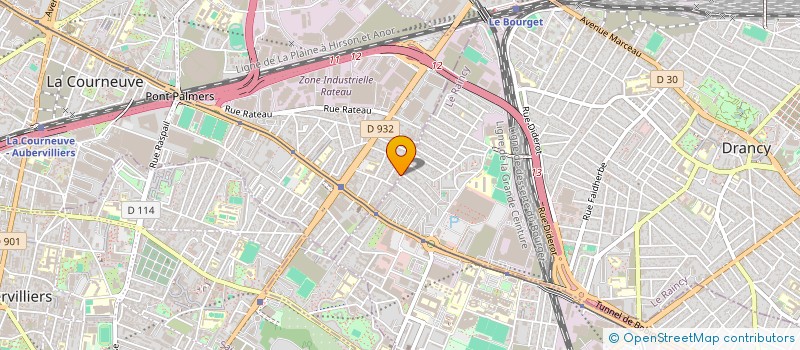 localisation de l'entreprise MONSIEUR HOCINE GHANEM LAKHAL à LA COURNEUVE