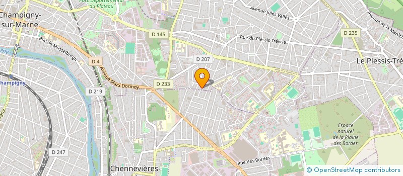 localisation de l'entreprise MONSIEUR HOCINE HALIL à CHAMPIGNY-SUR-MARNE