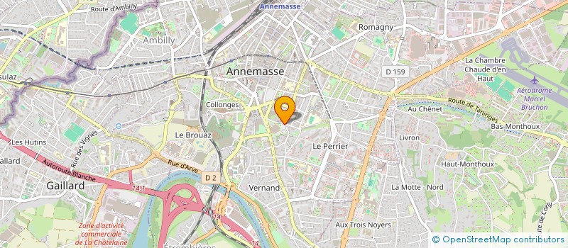 localisation de l'entreprise MONSIEUR HOCINE HAMEL  ANNEMASSE