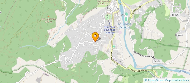localisation de l'entreprise MONSIEUR HOCINE IDRI à ANDUZE