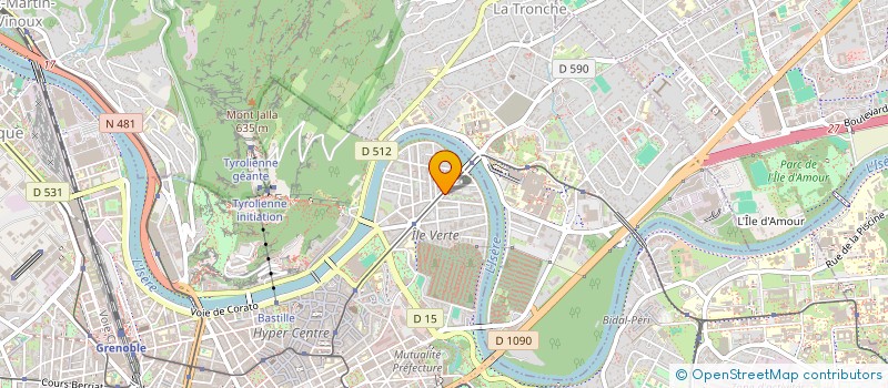 localisation de l'entreprise MONSIEUR HOCINE-JUNIOR KHATTALI à GRENOBLE