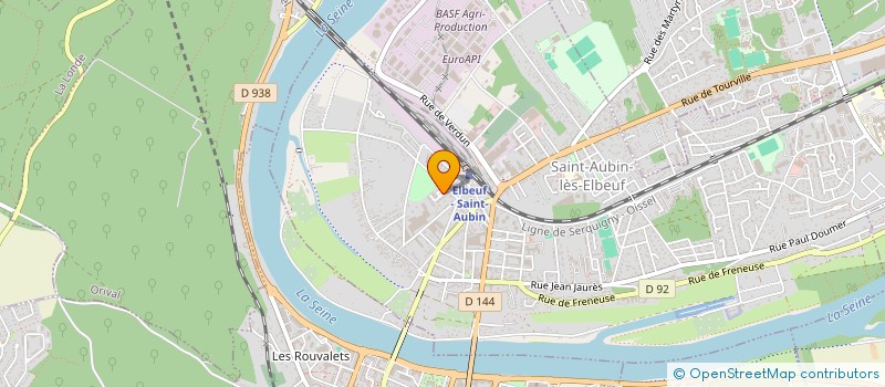 localisation de l'entreprise MONSIEUR HOCINE KAB  SAINT-AUBIN-LES-ELBEUF