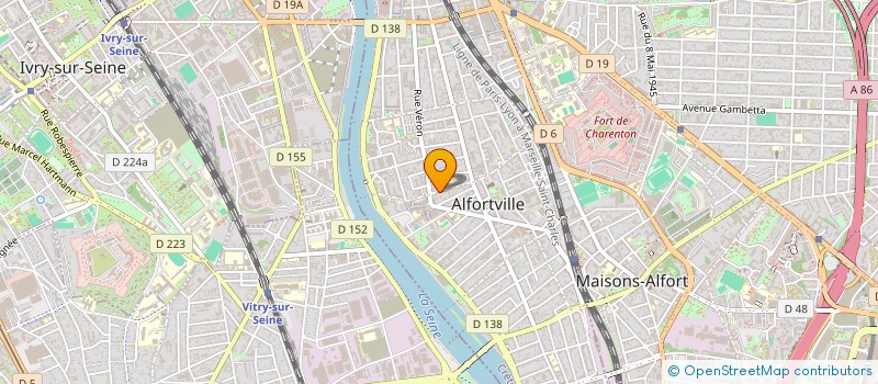 localisation de l'entreprise MONSIEUR HOCINE KADDOUR BENDAHMA  ALFORTVILLE