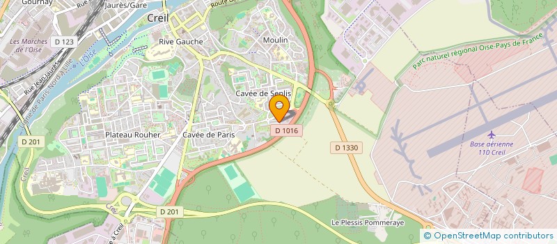 localisation de l'entreprise MONSIEUR HOCINE KHERIBET  CREIL