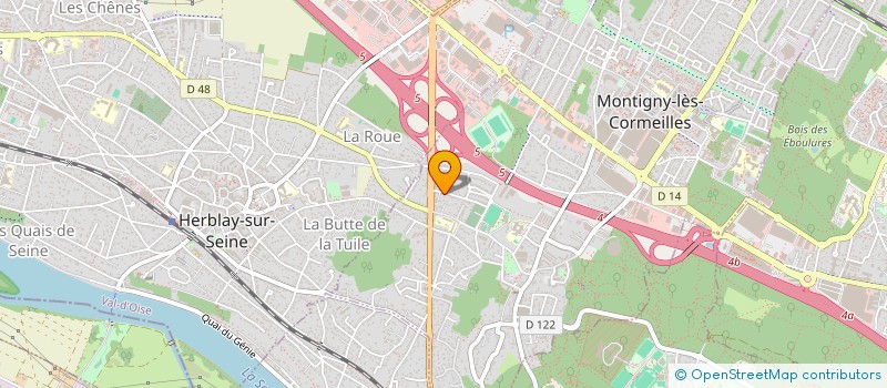 localisation de l'entreprise MONSIEUR HOCINE KIFOUCHE  MONTIGNY-LES-CORMEILLES