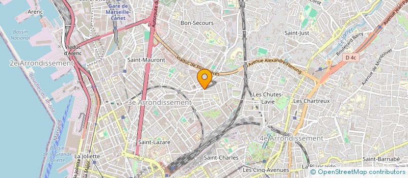 localisation de l'entreprise MONSIEUR HOCINE KOBZILI à MARSEILLE