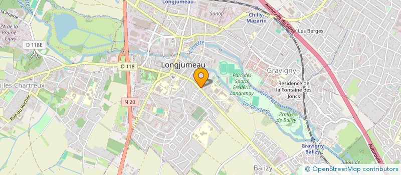 localisation de l'entreprise MONSIEUR HOCINE LAARAB  LONGJUMEAU