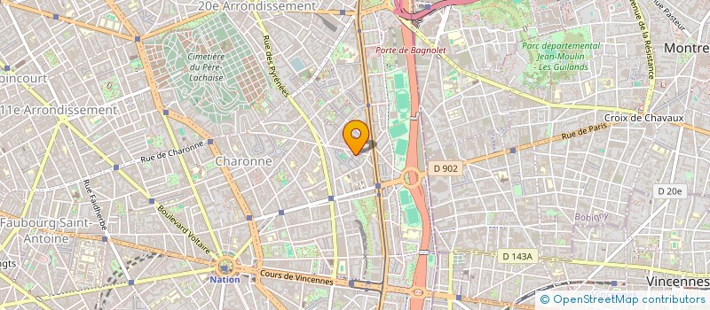 localisation de l'entreprise MONSIEUR HOCINE LABOUBI  PARIS