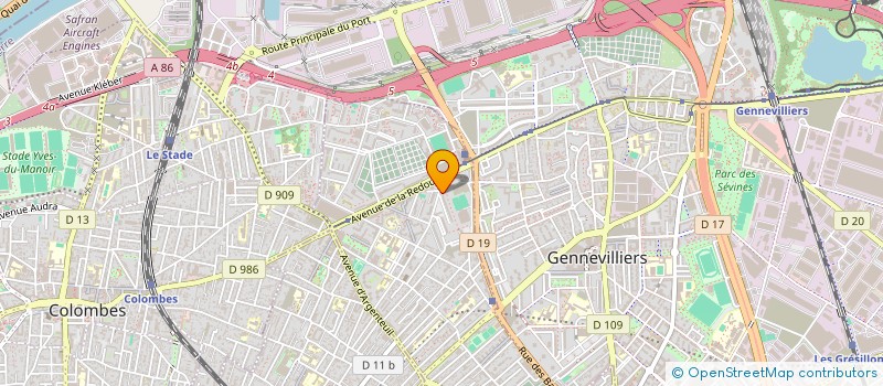 localisation de l'entreprise MONSIEUR HOCINE LARABA  ASNIERES-SUR-SEINE