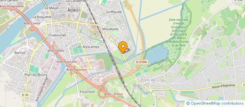 localisation de l'entreprise MONSIEUR HOCINE LOUANCHI  ARLES