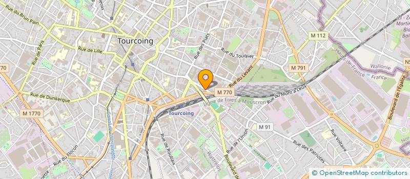 localisation de l'entreprise MONSIEUR HOCINE MEZINE  TOURCOING