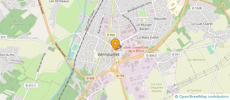 localisation de l'entreprise MONSIEUR HOCINE MILOUDI à VERNOUILLET