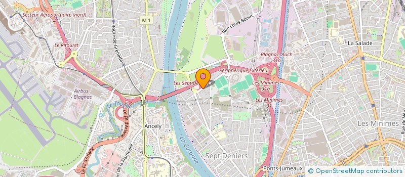localisation de l'entreprise MONSIEUR HOCINE MILOUDI à TOULOUSE