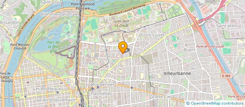 localisation de l'entreprise MONSIEUR HOCINE MOKRANI  VILLEURBANNE