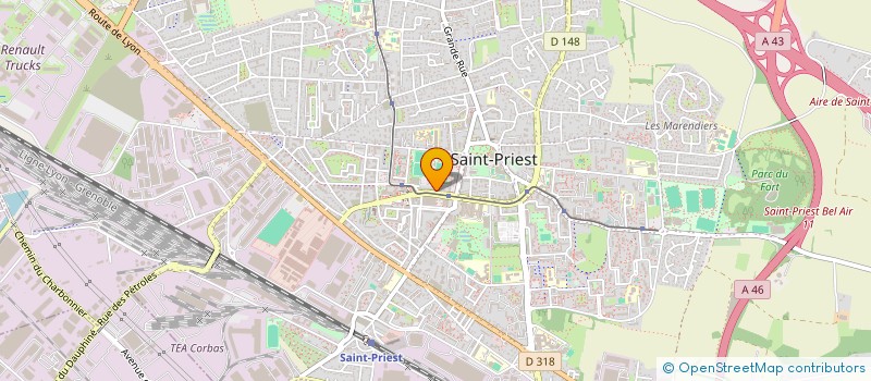 localisation de l'entreprise MONSIEUR HOCINE MOSBAH  SAINT-PRIEST