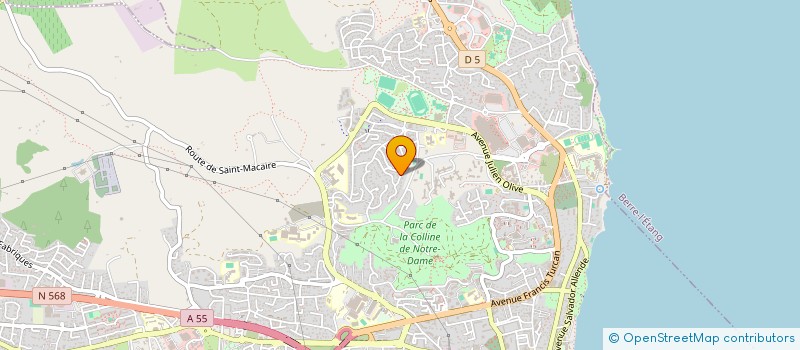 localisation de l'entreprise MONSIEUR HOCINE MOUSSANNEF  MARTIGUES