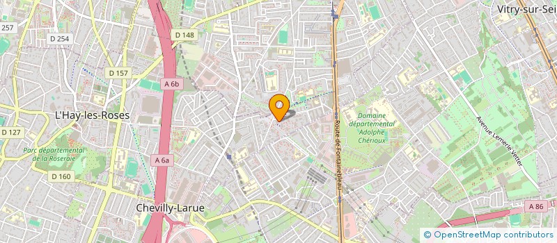 localisation de l'entreprise MONSIEUR HOCINE NEHAR BELAID  L'HAY-LES-ROSES