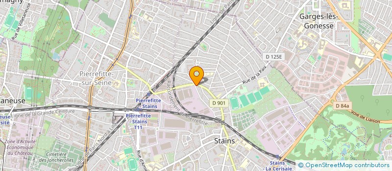 localisation de l'entreprise MONSIEUR HOCINE OUAHAB  STAINS