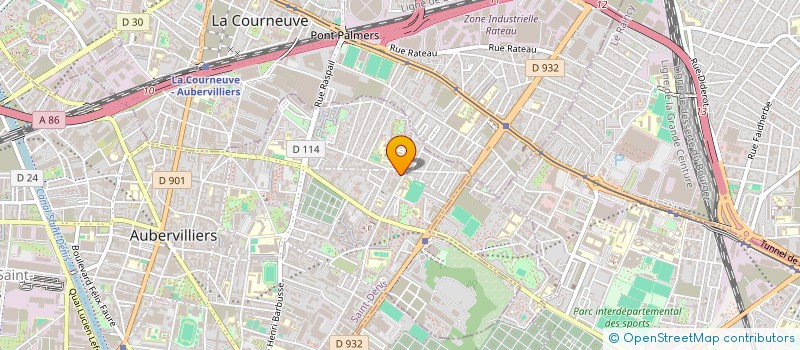 localisation de l'entreprise MONSIEUR HOCINE OUAR  AUBERVILLIERS