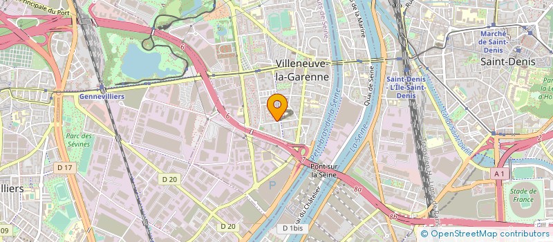 localisation de l'entreprise MONSIEUR HOCINE OUKACI à VILLENEUVE-LA-GARENNE