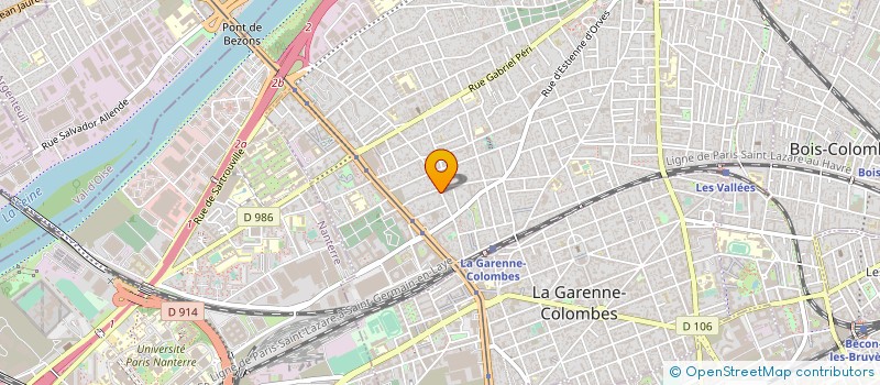 localisation de l'entreprise MONSIEUR HOCINE OULGHADI  COLOMBES