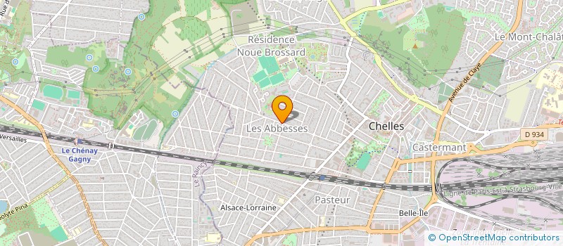 localisation de l'entreprise MONSIEUR HOCINE OURAK  CHELLES