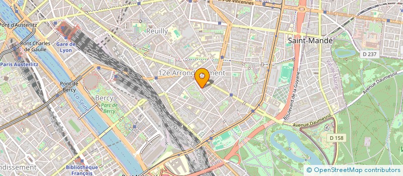 localisation de l'entreprise MONSIEUR HOCINE OUTIS  PARIS