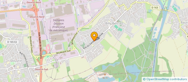 localisation de l'entreprise MONSIEUR HOCINE RADI  BILLY-BERCLAU