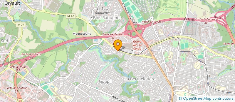 localisation de l'entreprise MONSIEUR HOCINE REDJALA à ORVAULT