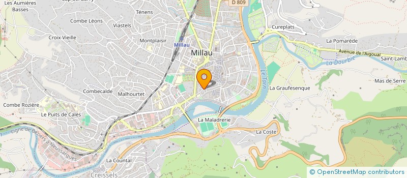 localisation de l'entreprise MONSIEUR HOCINE SALMI à MILLAU