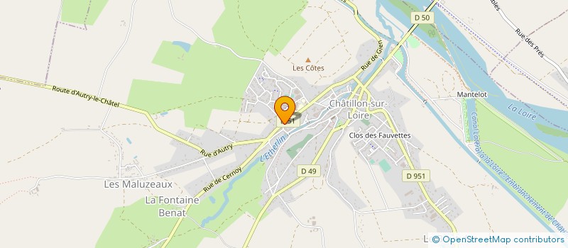 localisation de l'entreprise MONSIEUR HOCINE ZEDDEK à CHATILLON-SUR-LOIRE