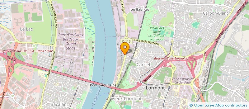 localisation de l'entreprise MONSIEUR HOCINE ZITOUNI EL BACHIR  LORMONT