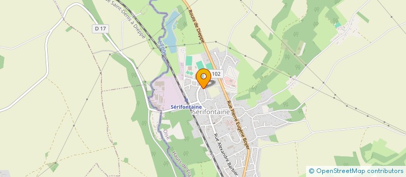 localisation de l'entreprise MONSIEUR HODER BOUDAHMANE  SERIFONTAINE