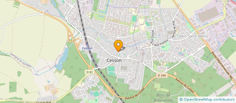 localisation de l'entreprise MONSIEUR HODIE SISSOKO  CESSON