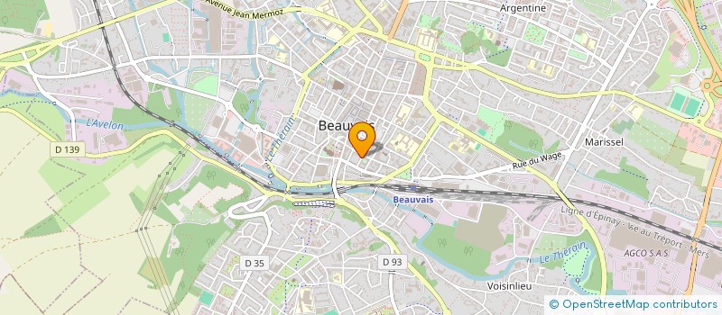 localisation de l'entreprise MONSIEUR HODIE SISSOKO  BEAUVAIS