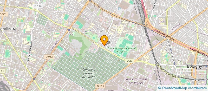 localisation de l'entreprise MONSIEUR HODONOU ANATO  BOBIGNY