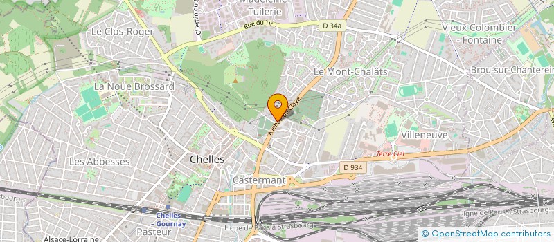 localisation de l'entreprise MONSIEUR HOECIN BENKAABA  CHELLES