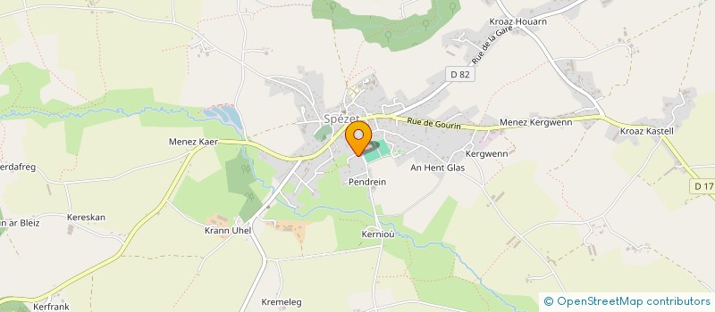 localisation de l'entreprise MONSIEUR HOEL CUMUNEL  SPEZET