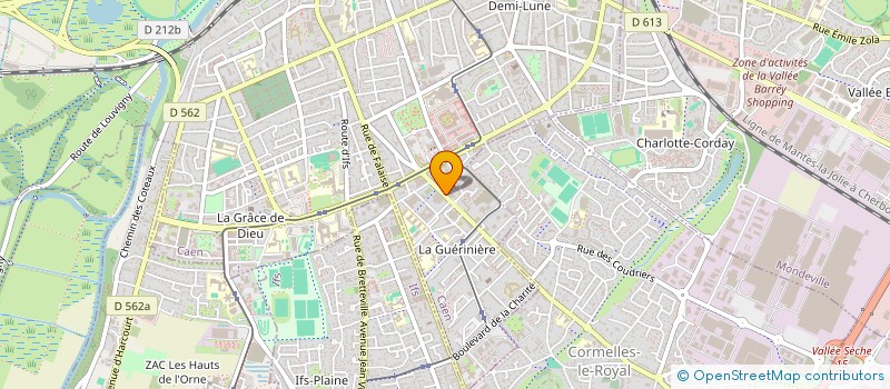 localisation de l'entreprise MONSIEUR HOEL LE BUAN à CAEN