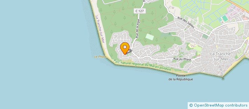 localisation de l'entreprise MONSIEUR HOEL LESOURD à LA TRANCHE-SUR-MER