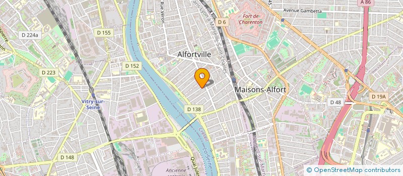 localisation de l'entreprise MONSIEUR HOGUR CETIN  ALFORTVILLE