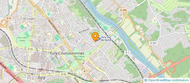 localisation de l'entreprise MONSIEUR HOLLY PONS à EVRY-COURCOURONNES
