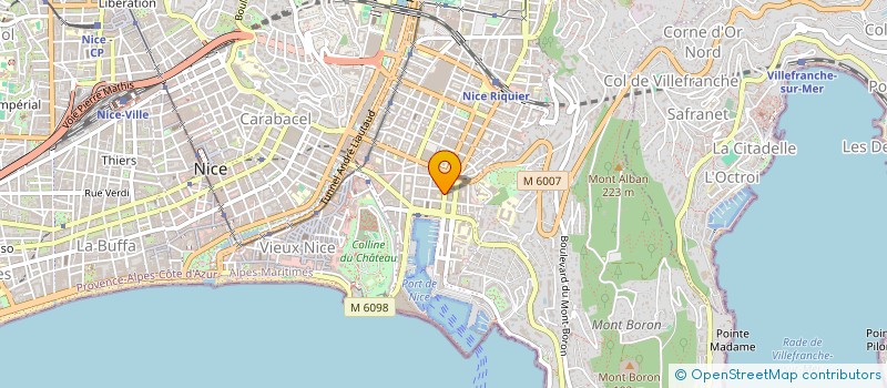 localisation de l'entreprise MONSIEUR HOMA HAJILOO à NICE