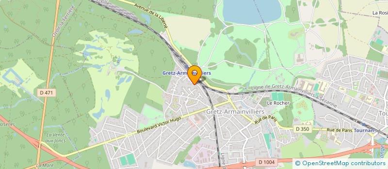 localisation de l'entreprise MONSIEUR HOMAYOUN HAGHBAYAN  GRETZ-ARMAINVILLIERS