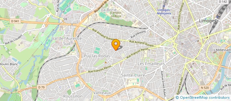 localisation de l'entreprise MONSIEUR HOMAYOUN RIAHI DEHKORDI à LIMOGES