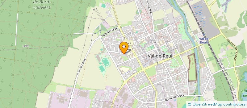 localisation de l'entreprise MONSIEUR HOMAYOUN WAFA  VAL-DE-REUIL