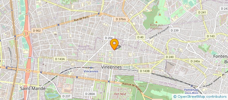 localisation de l'entreprise MONSIEUR HONG CHUNG à VINCENNES