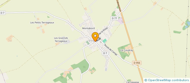 localisation de l'entreprise MONSIEUR HONGCHAN SADETTAN à VINEUIL