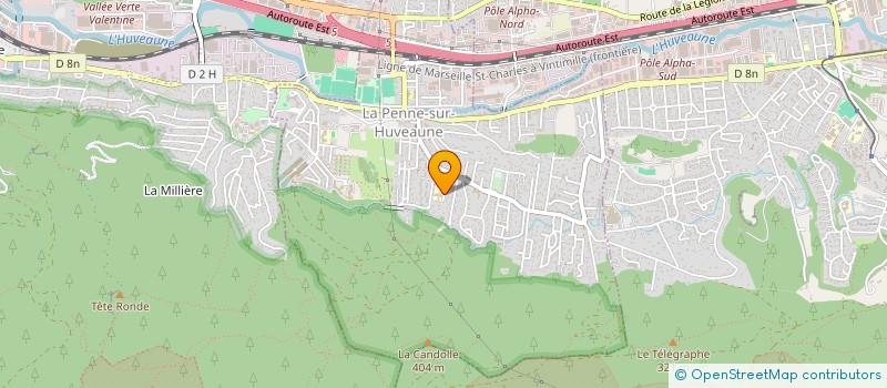 localisation de l'entreprise MONSIEUR HONGCHEN'S ZHANG  LA PENNE-SUR-HUVEAUNE