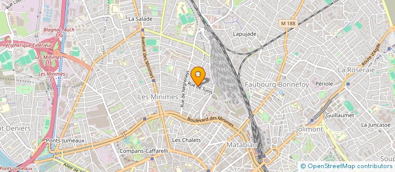 localisation de l'entreprise MONSIEUR HONGFEI LIU à TOULOUSE